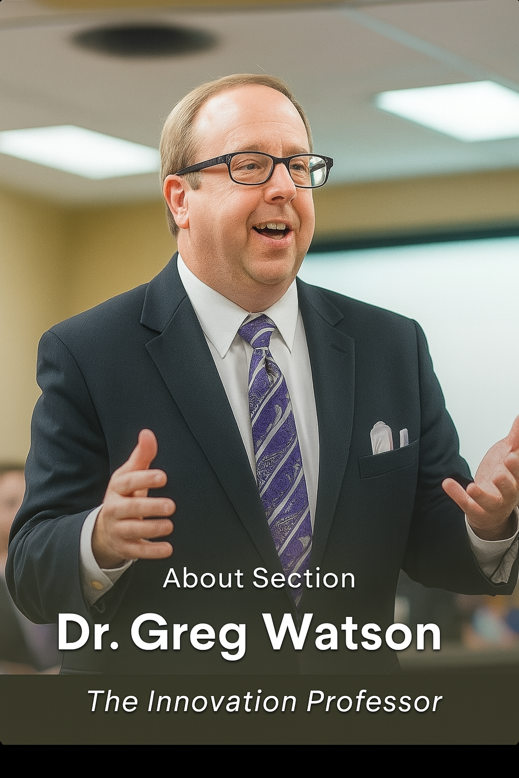 Dr. Greg Watson teaching
